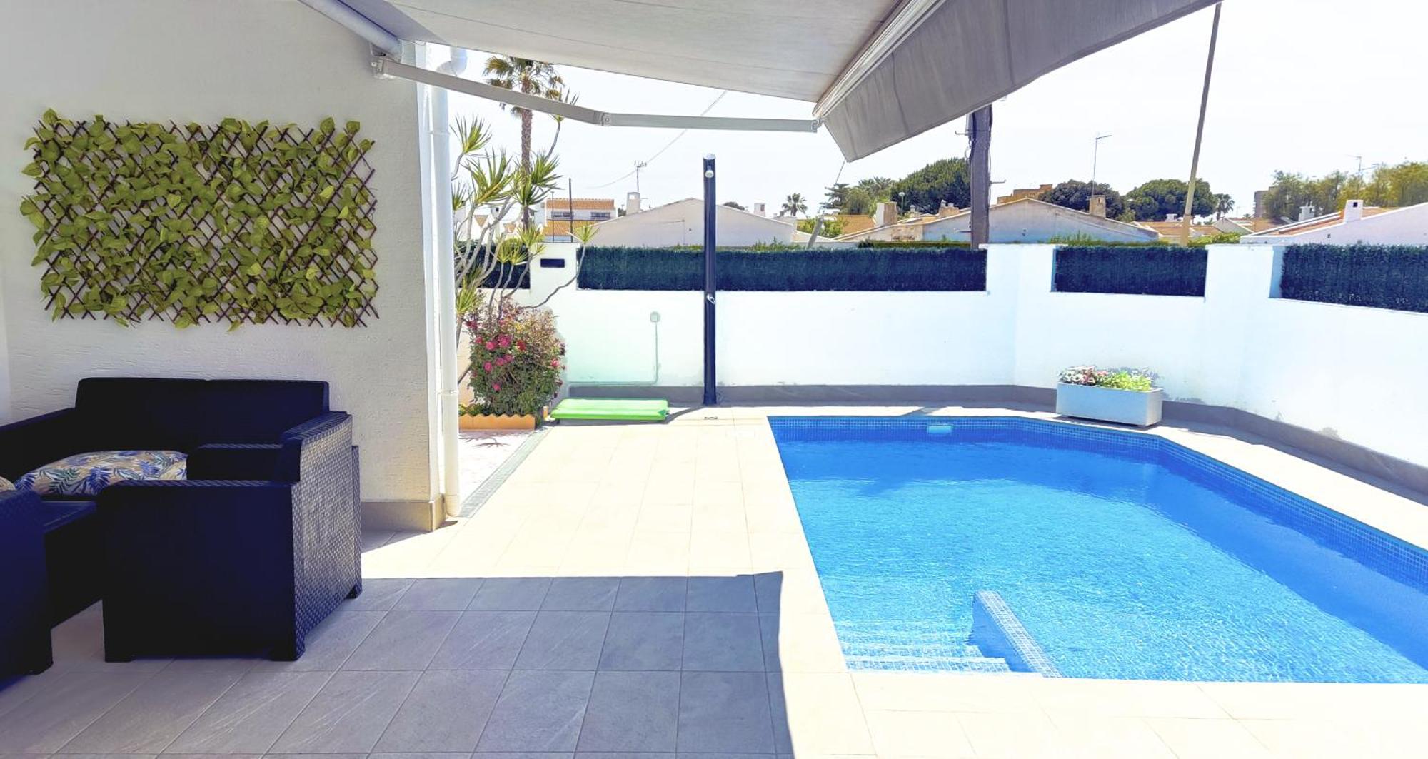 Casa Soleada Piscina Climatizada Y Privada Villa Santiago De La Ribera Luaran gambar