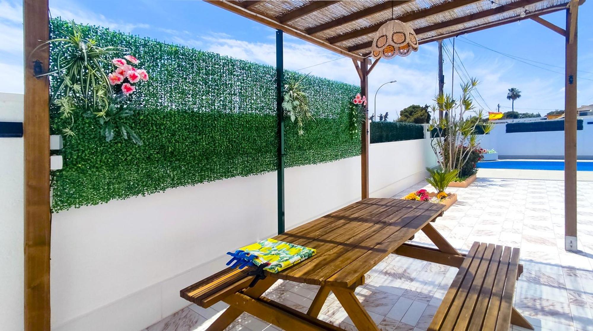 Casa Soleada Piscina Climatizada Y Privada Villa Santiago De La Ribera Luaran gambar
