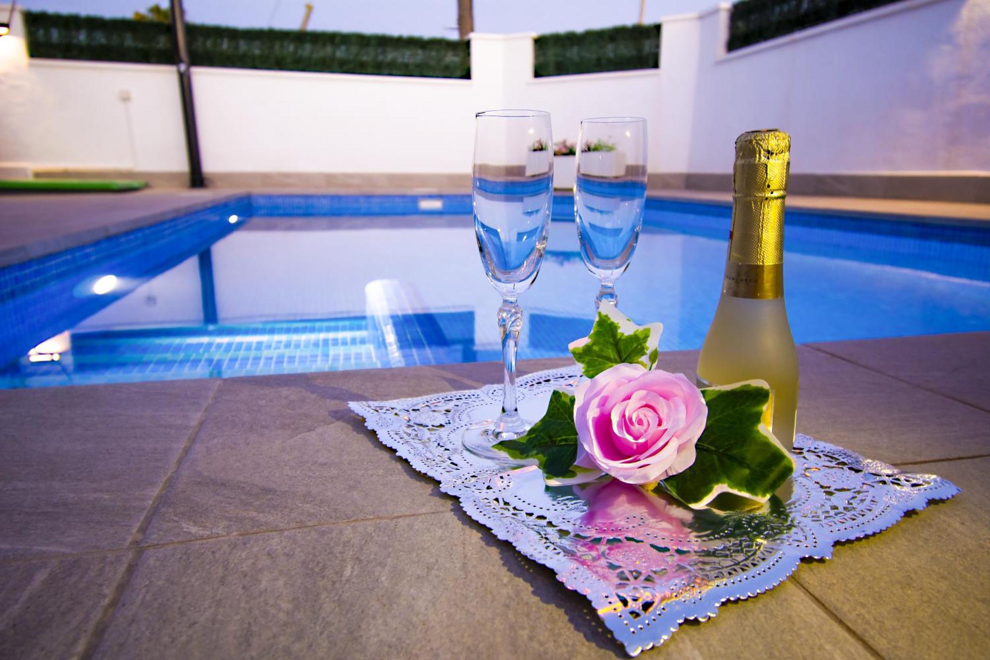 Casa Soleada Piscina Climatizada Y Privada Villa Santiago De La Ribera Luaran gambar