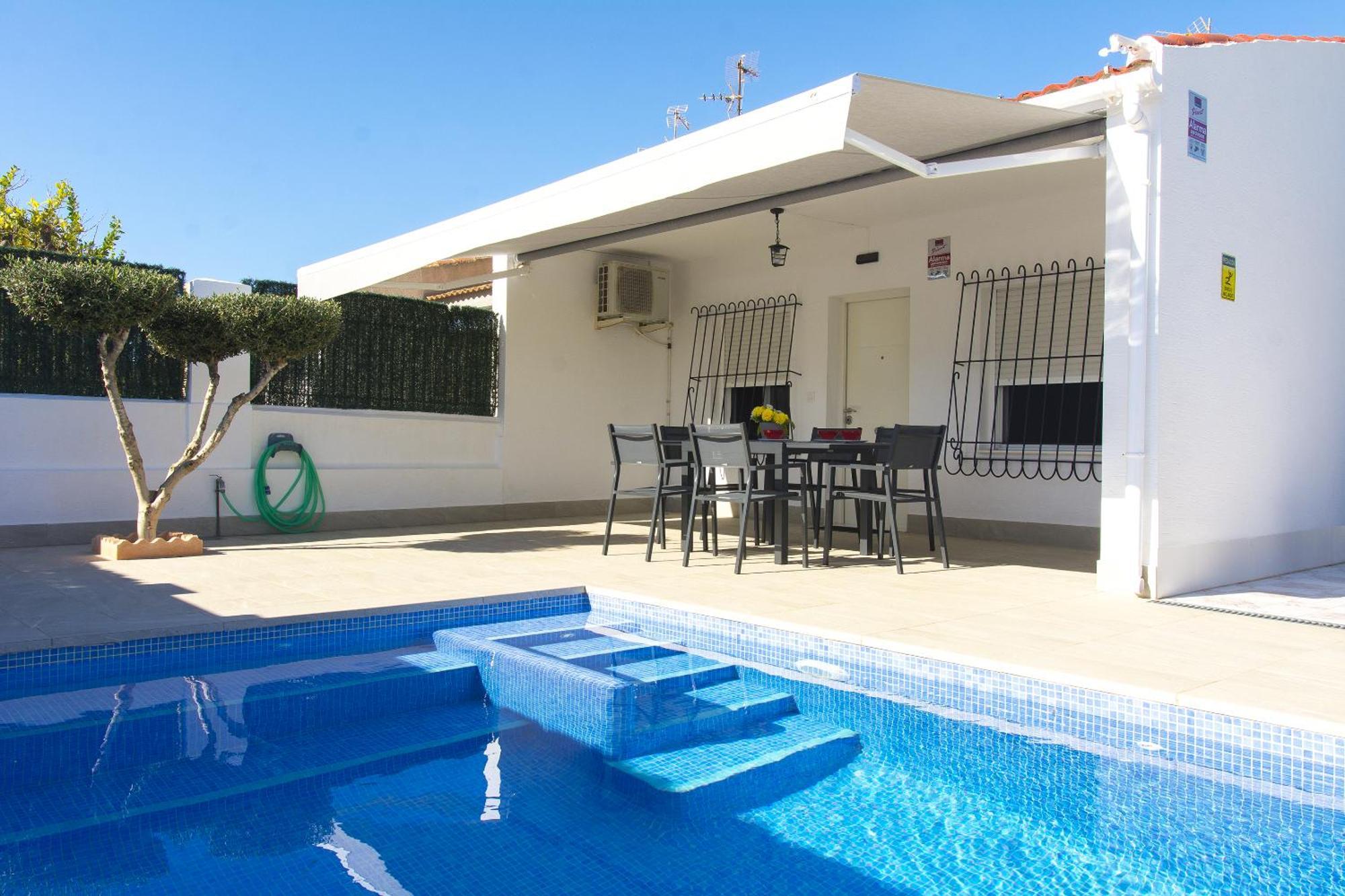 Casa Soleada Piscina Climatizada Y Privada Villa Santiago De La Ribera Luaran gambar